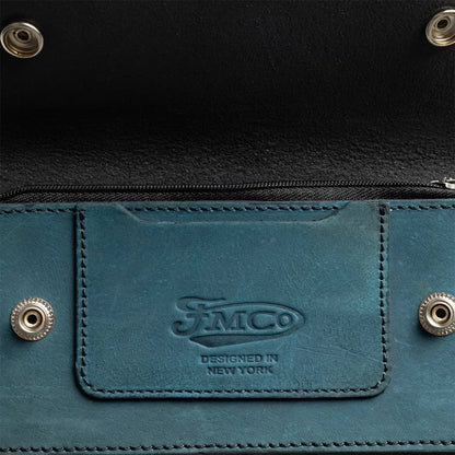 LARGE TRUCKER - Vegetable Tanned Leather Wallet Leather Wallet Accessories