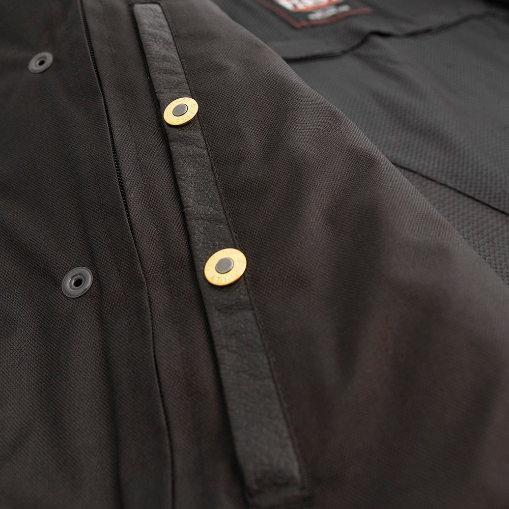 Sharp Shooter Men's Motorcycle Leather Vest Men's Leather Vest Vests