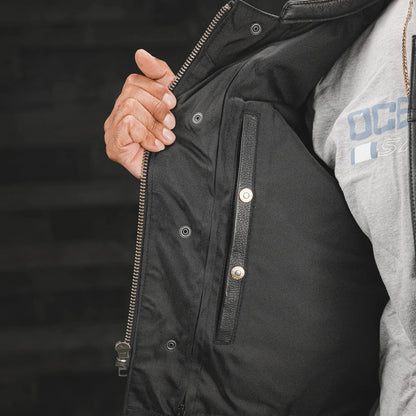 Sharp Shooter Men's Motorcycle Leather Vest Men's Leather Vest Vests
