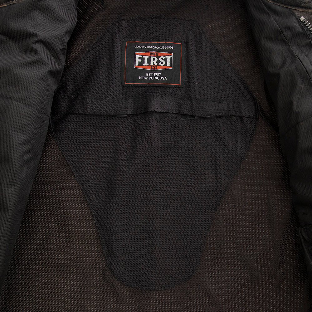 Sharp Shooter Men's Motorcycle Leather Vest Men's Leather Vest Vests