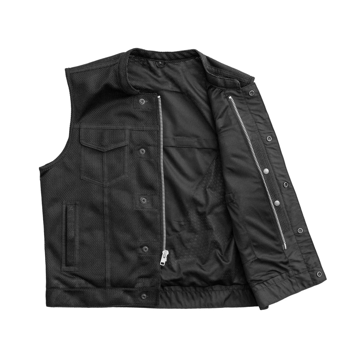 Sharp Shooter Moto Mesh Men's Motorcycle Vest Men's Moto Mesh Vest Vests