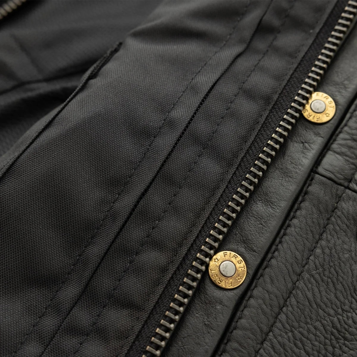 Shell Shock Men's Motorcycle Leather Vest (limited edition) Men's Leather Vest Vests