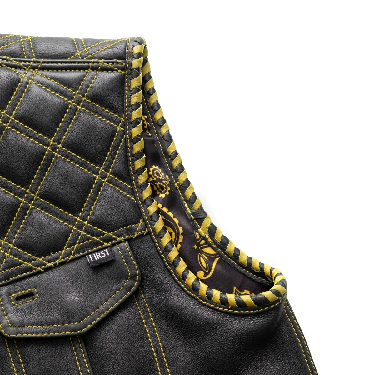 Sinister - Men's Motorcycle Leather Vest Men's Leather Vest Vests