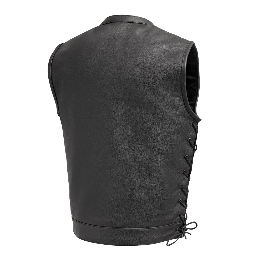 Sniper Men's Motorcycle Leather Vest Men's Leather Vest Vests