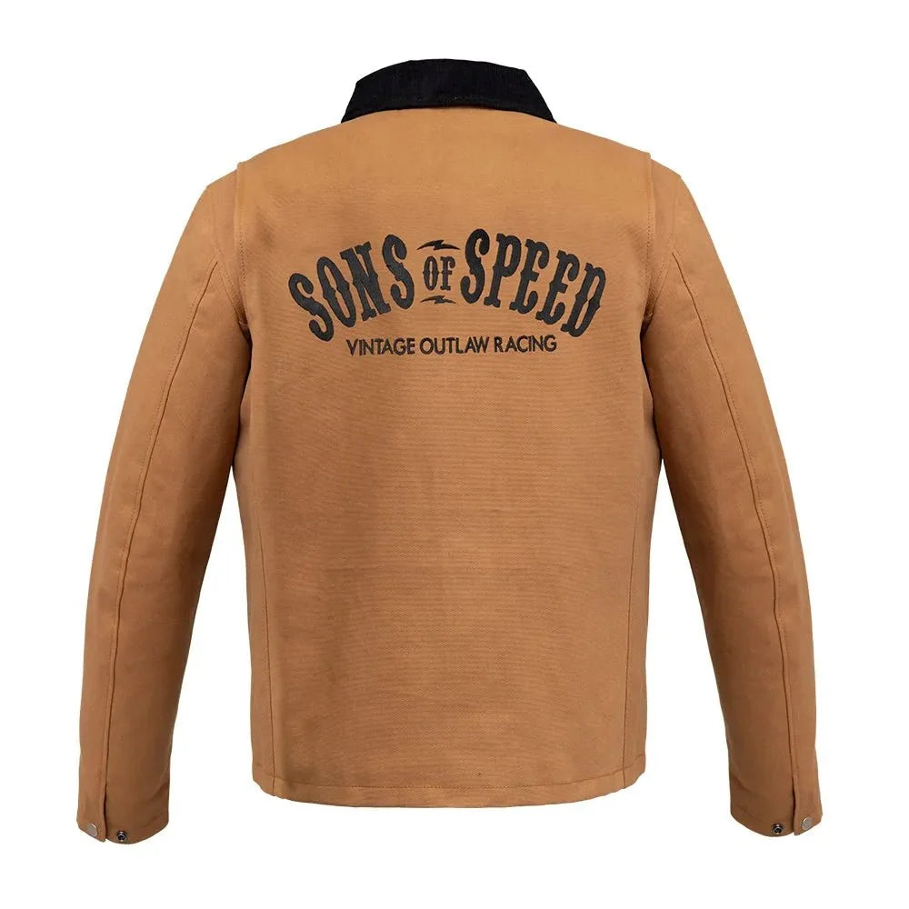 Sons of Speed - Lined Mechanic Jacket Men's Canvas Jacket Jackets