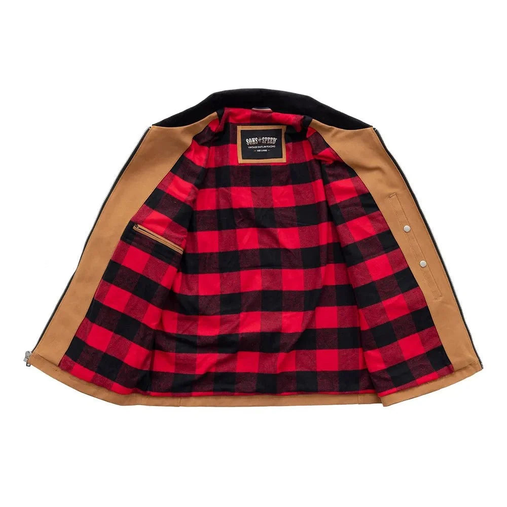 Sons of Speed - Lined Mechanic Jacket Men's Canvas Jacket Jackets