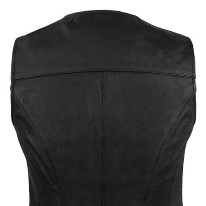 Sweet Sienna Women's Motorcycle Leather Vest Women's Leather Vest Vests