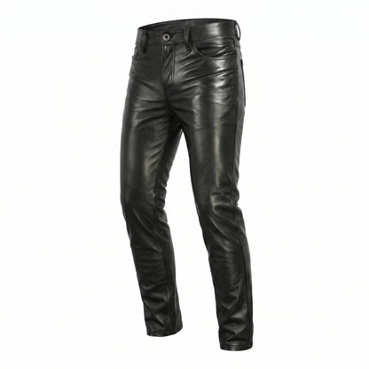 Motorcycle Accessory - Choice PU Leather Pants Men's Fashion Rock Styl