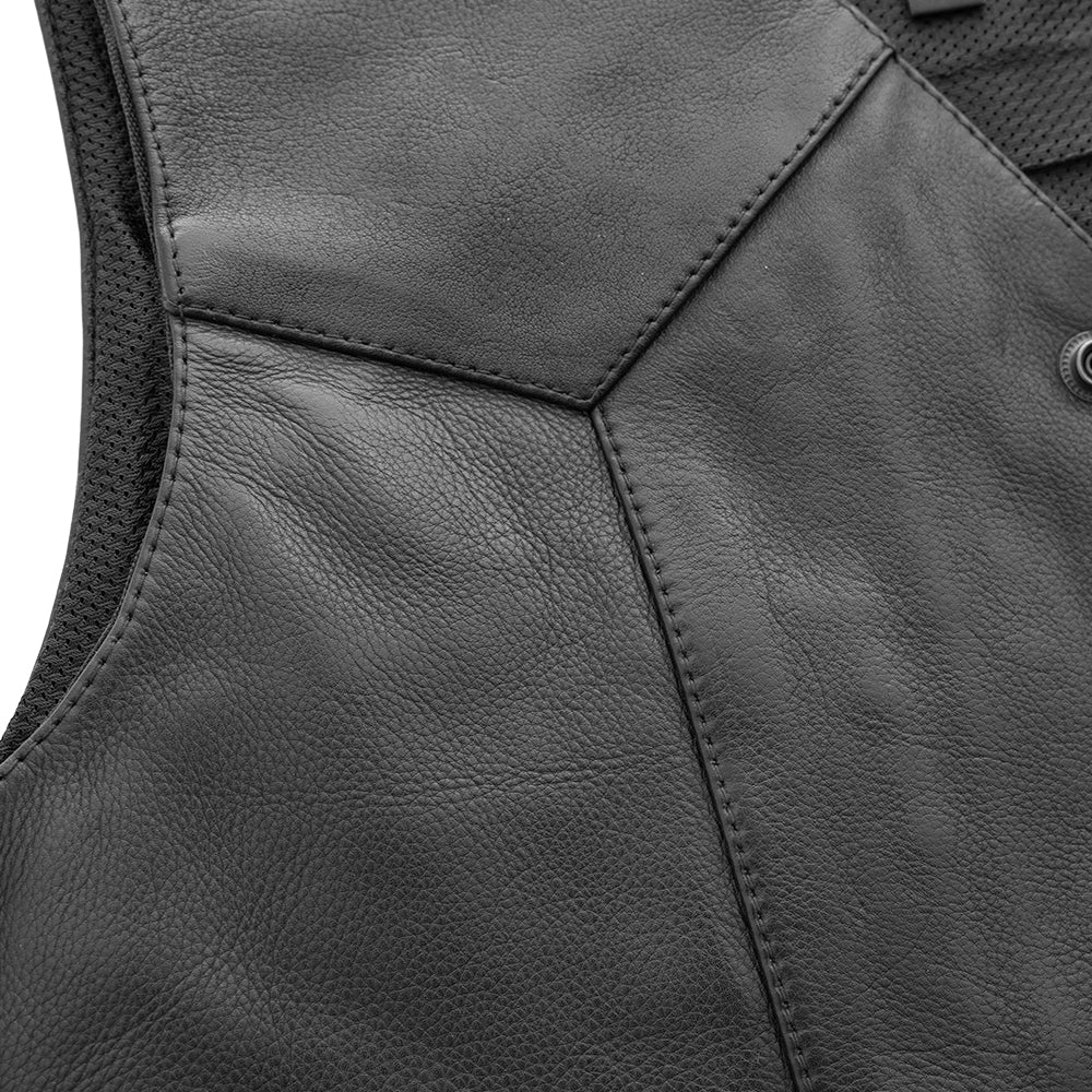 Texan Men's Motorcycle Western Style Leather Vest Men's Western Vest Vests