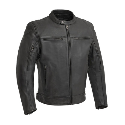 Top Performer Men's Motorcycle Leather Jacket Men's Leather Jacket Jackets Black S