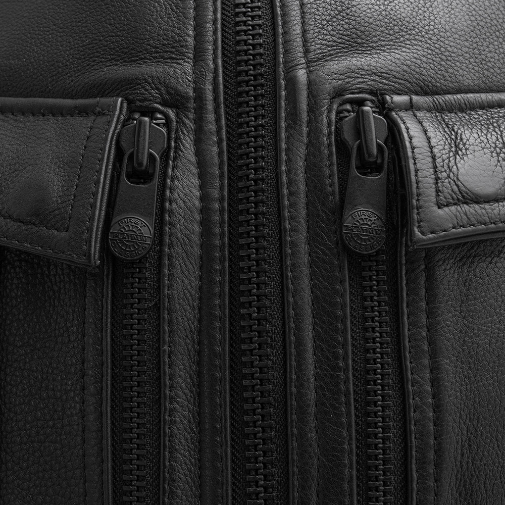 Unbeatable Men's Motorcycle Leather Vest Men's Leather Vest Vests