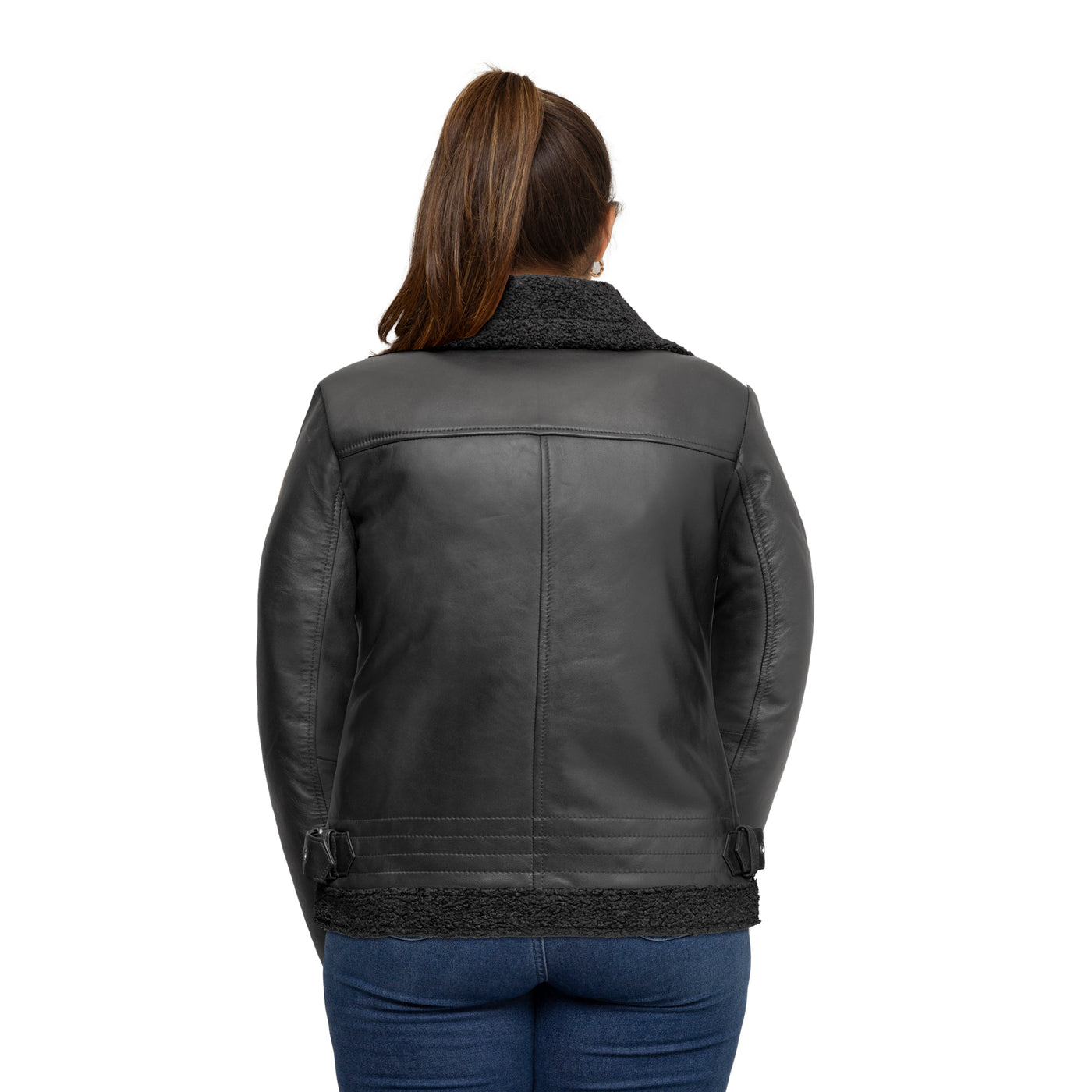First Manufacturing Chelsea - Women's Leather Jacket, Black