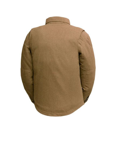 First Manufacturing The Moto Shirt - Men's  Recycled Canvas, Tan