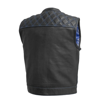 Upside Men's Club Style Leather Vest Men's Leather Vest Vests