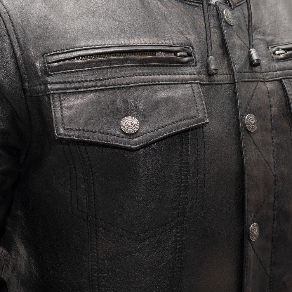 Vendetta Men's Motorcycle Leather Jacket Men's Leather Jacket Jackets