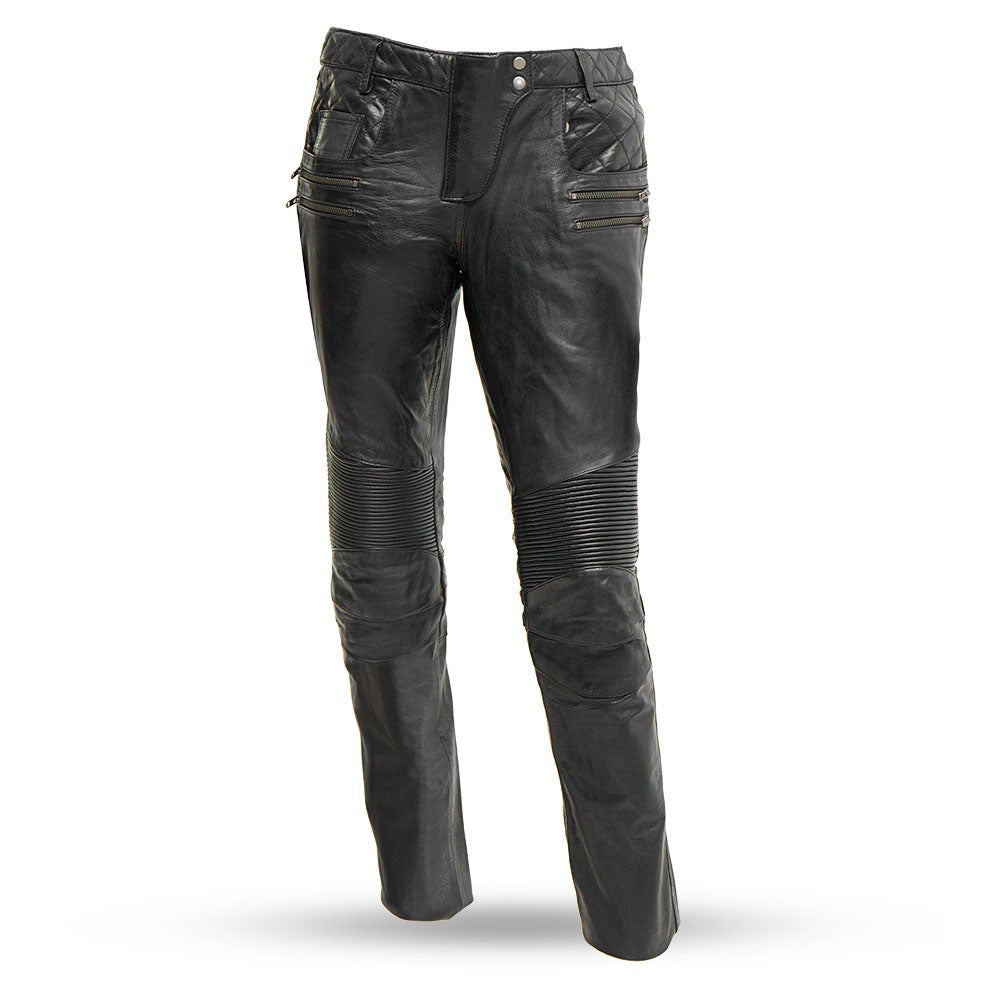 Vixen Leather Pants Women's Leather Pants First Manufacturing Company Black 0