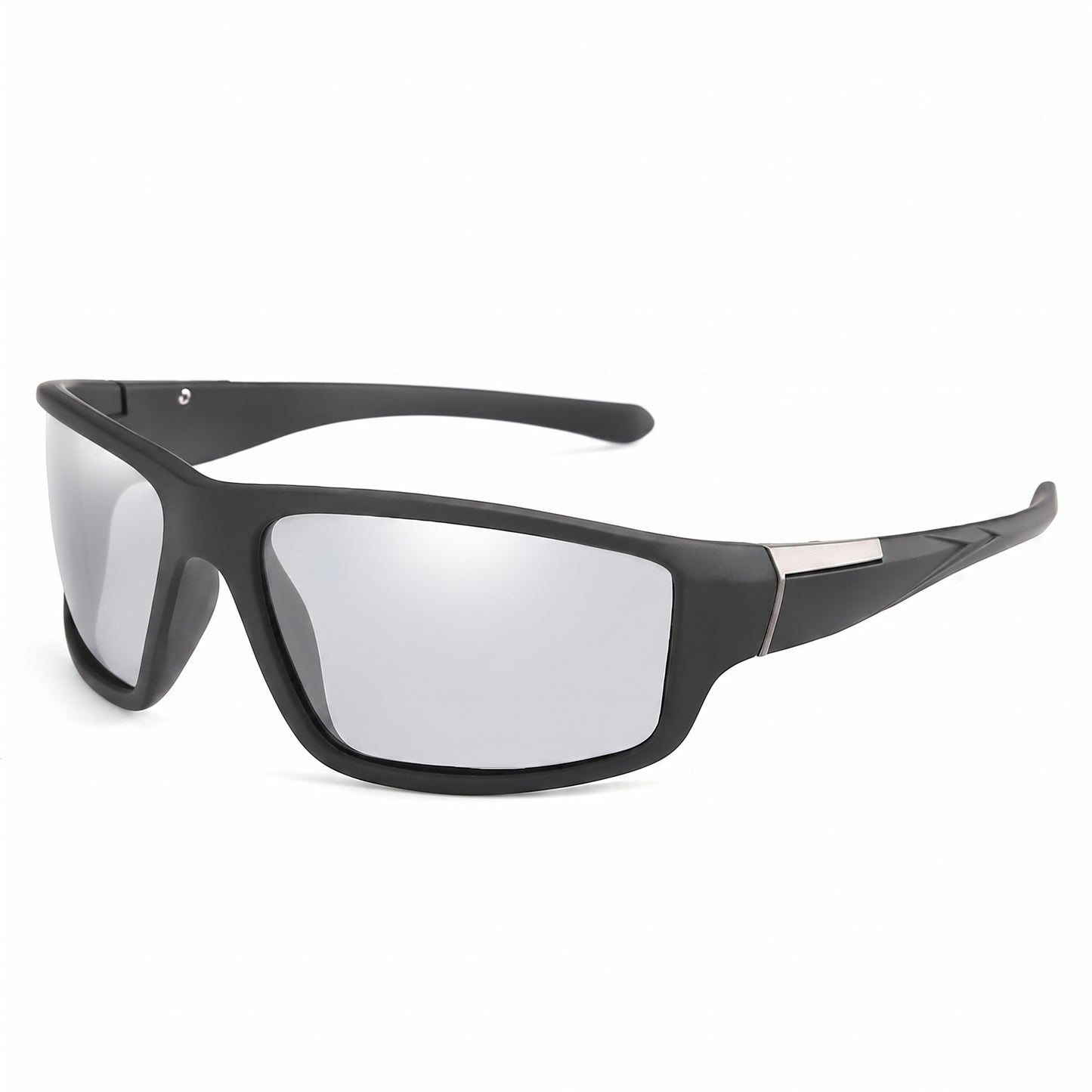 Motorcycle Accessory - XaYbZc Men Photochromic Sunglasses Matte Black