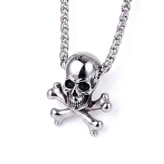 Stainless Steel Biker Ring - Skeleton Punk Men's Ring Rock Motorcycle