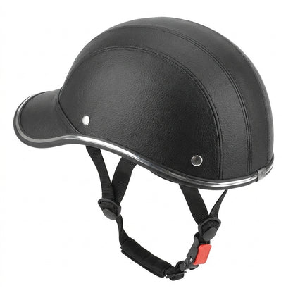 Motorcycle Accessory - Baseball Cap Style Safety Hard Hat Cafe Racer C