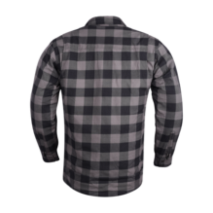 Vance Leather Plaided Riding Shirt w/ Kevlar, Waterproof Zippers & C.E. Armor