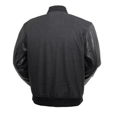 First Manufacturing Varsity - Men's Woolen/Leather Jacket - American Legend Rider