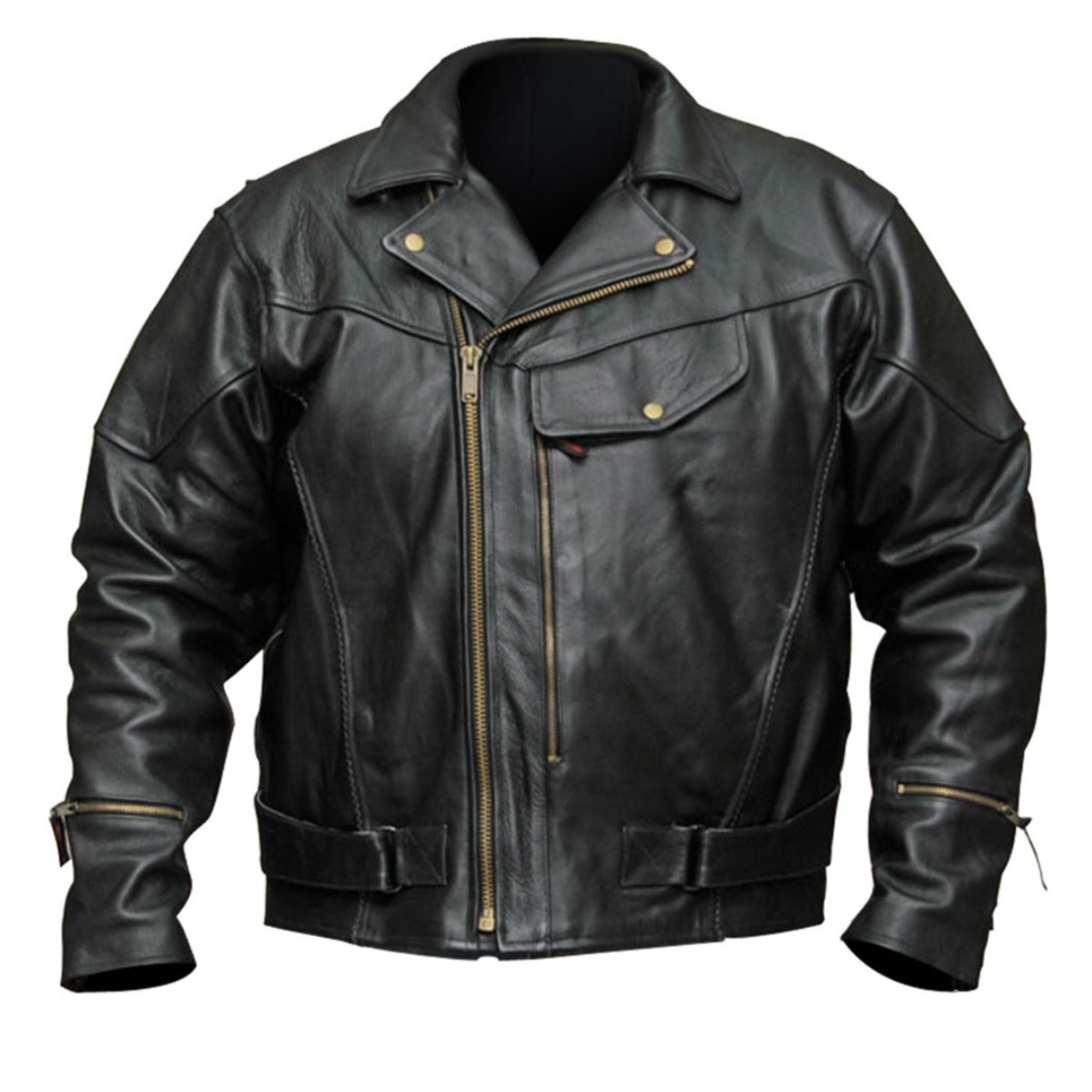 Vance Leather Men's Pistol Pete-Chief Jacket Top Grain Leather