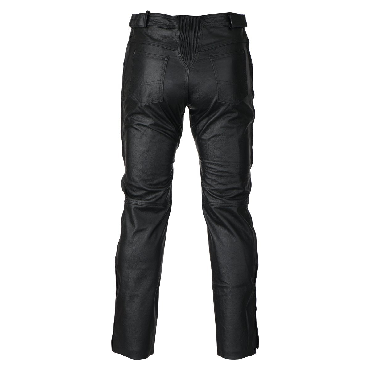 Vance Black Motorcycle Leather Overpants
