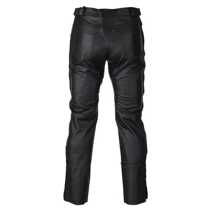 Vance Black Motorcycle Leather Overpants