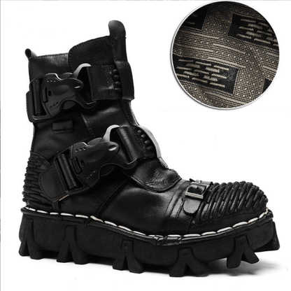 Handmade Western Cowboy Leather Boots, Black - American Legend Rider