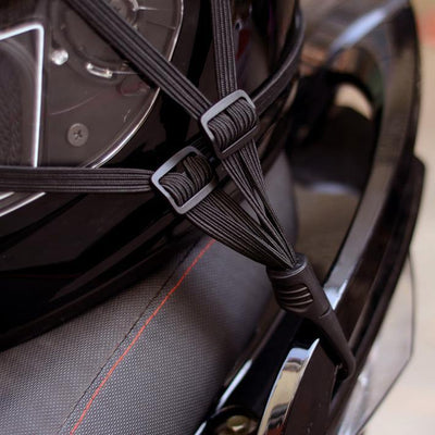 Motorcycle Helmet Luggage Elastic Strap With 2 Hooks - American Legend Rider