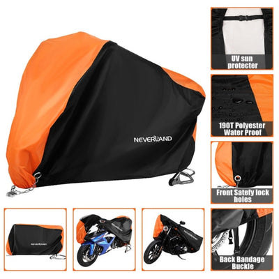 Sun Protector Motorcycle Cover - Orange