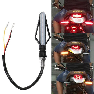 1Pcs 24 LED Motorcycle Turn Signal Indicator Tail Brake Light - American Legend Rider