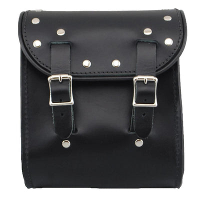 La Rosa Universal Leather Sissy Rivet Bag - American Legend Rider