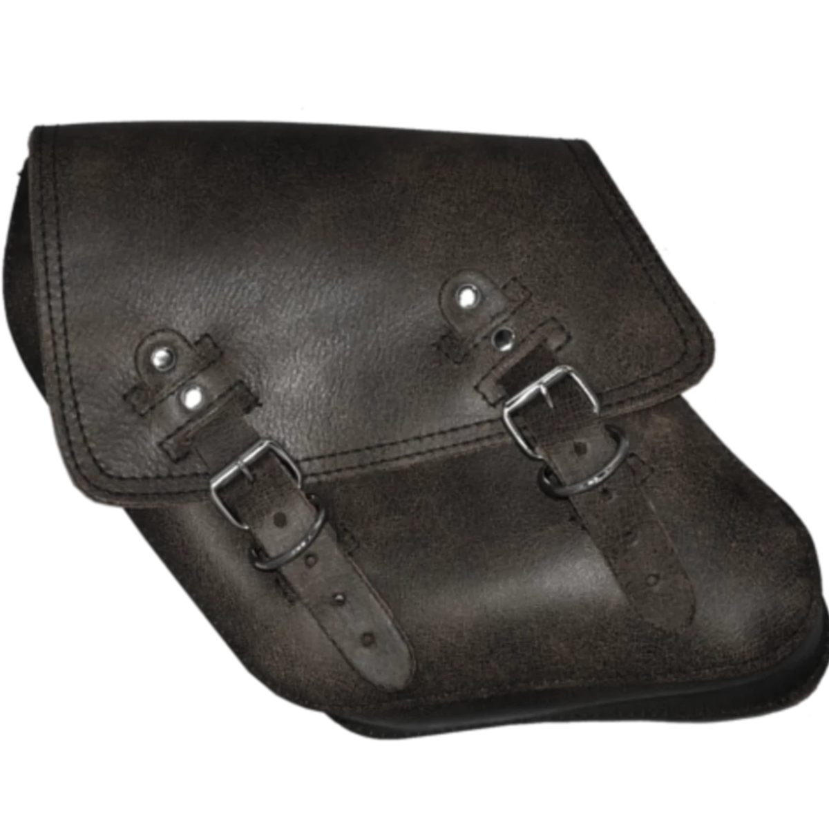 La Rosa Rustic Leather Solo Saddle Bag - American Legend Rider