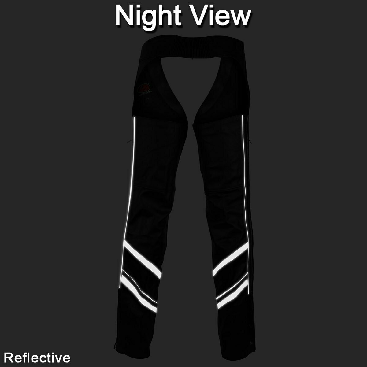 Vance Leather Reflective Riding Chaps, Unisex