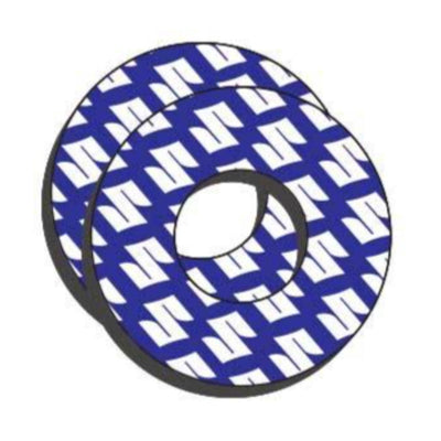 Factory Effex Moto Grip Donuts - Suzuki (blue/white) - American Legend Rider