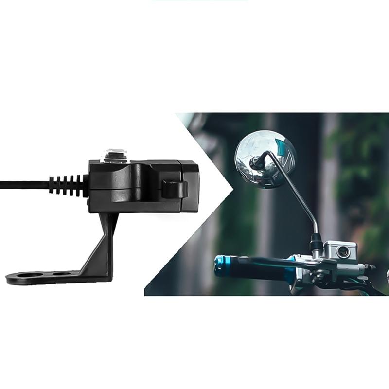 Dual USB Port 12V-24V Waterproof Motorcycle Handlebar Charger 5V 1A/2.1A Adapter for Mobile Phone - American Legend Rider