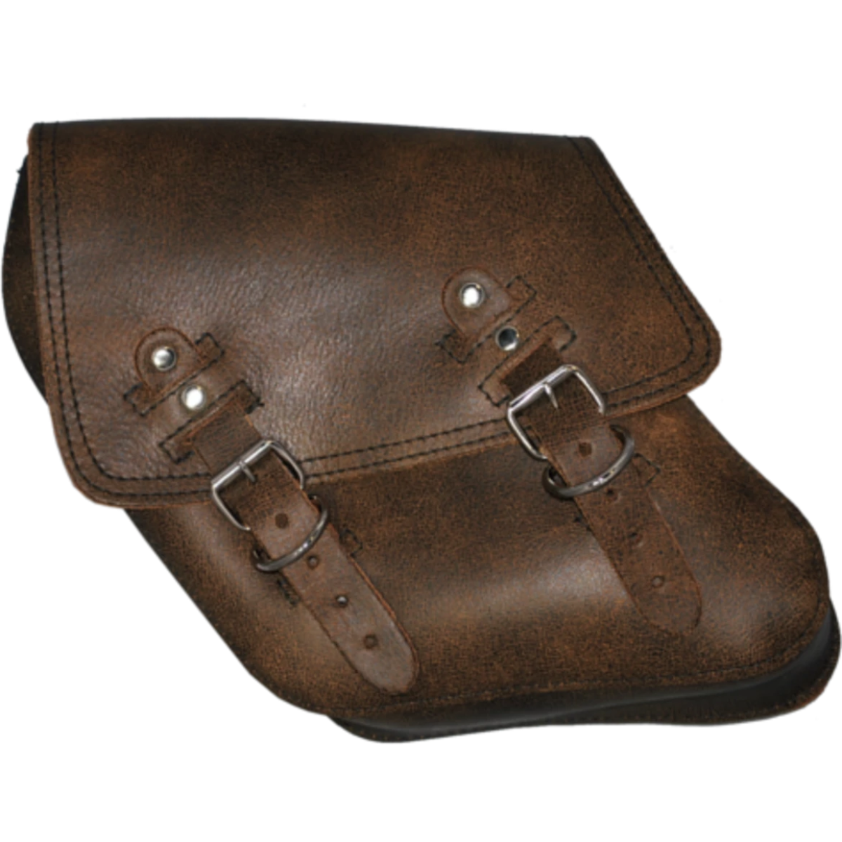 La Rosa Rustic Leather Solo Saddle Bag - American Legend Rider