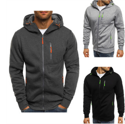 Men Hoodie Cotton Jacket - American Legend Rider