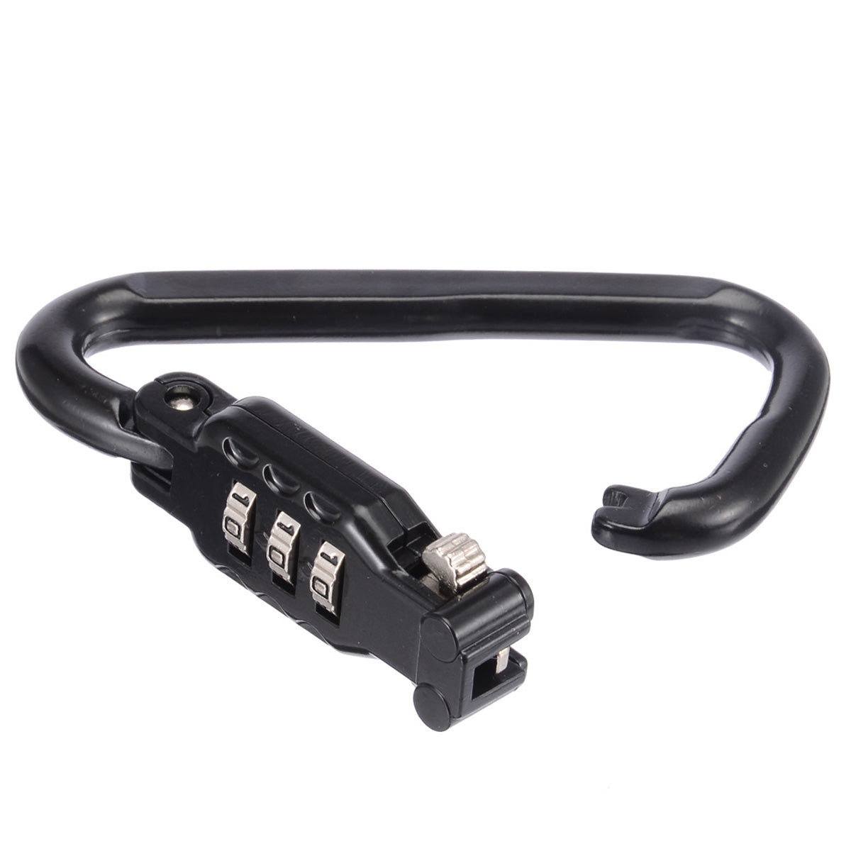 Motorcycle Helmet Anti Theft Cable Lock Waterproof 3 Digit Combination D-Lock