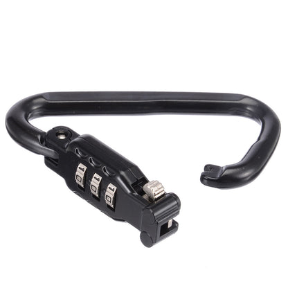 Motorcycle Helmet Anti Theft Cable Lock Waterproof 3 Digit Combination D-Lock