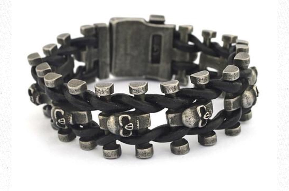 Skeleton Chain Buckle Bracelet