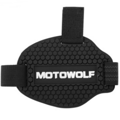 Motowolf Gear Shift Shoe Pad, TPU Soft Rubber, Black - American Legend Rider