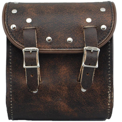 La Rosa Universal Leather Sissy Rivet Bag - American Legend Rider