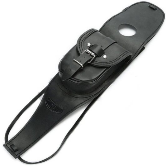 Retro Fuel Tank Bag, PU Leather, Black - American Legend Rider