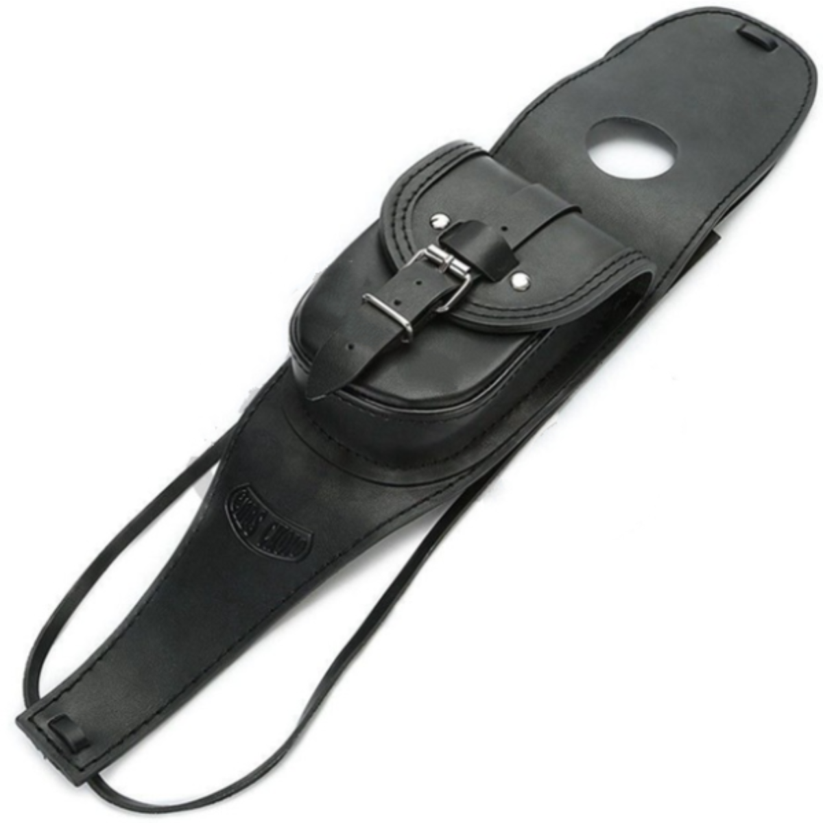 Retro Fuel Tank Bag, PU Leather, Black - American Legend Rider