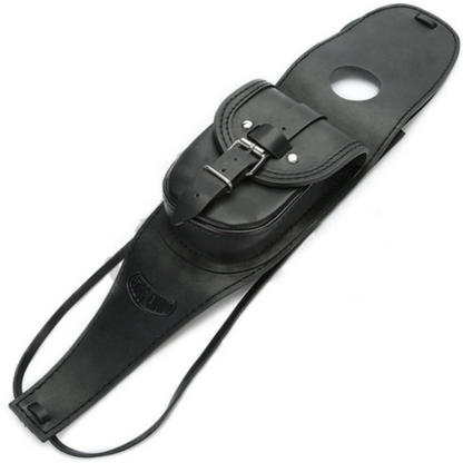 Retro Fuel Tank Bag, PU Leather, Black - American Legend Rider