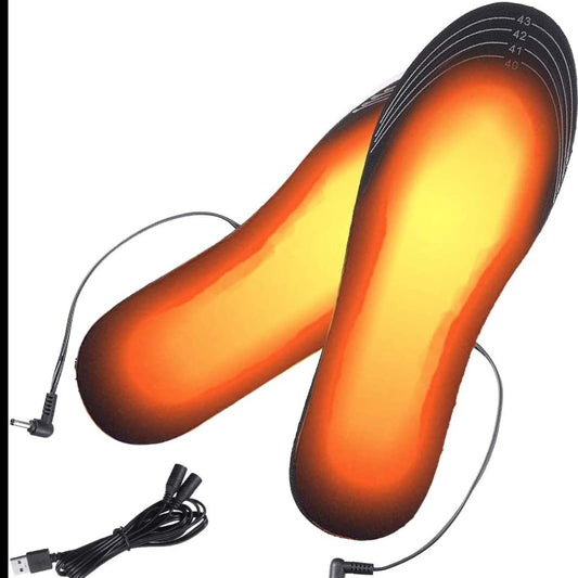 USB Heated Insoles Foot Warmer, Pair