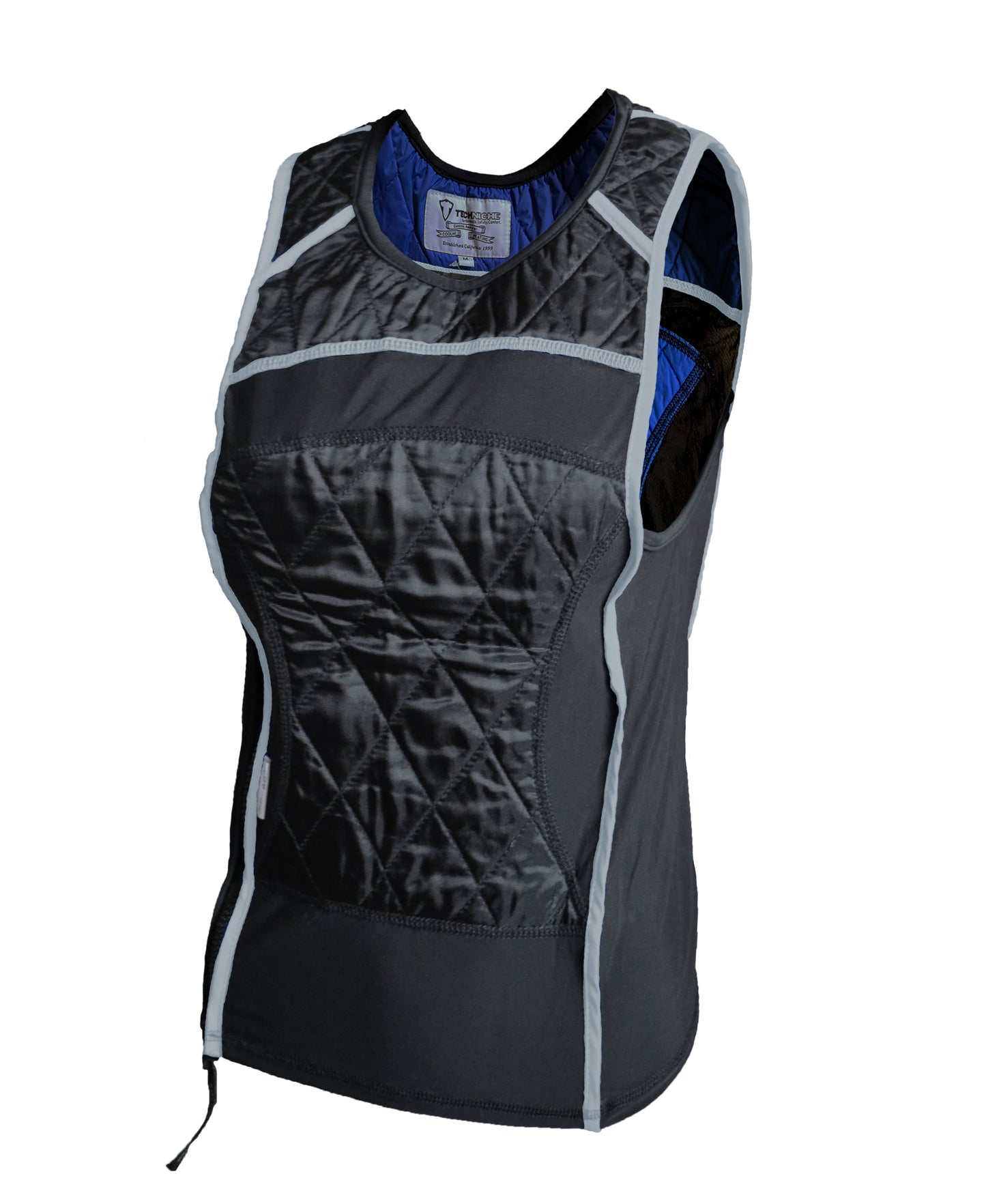 TechNiche® Evaporative Cooling KewlShirt Tanktop, Black/Silver