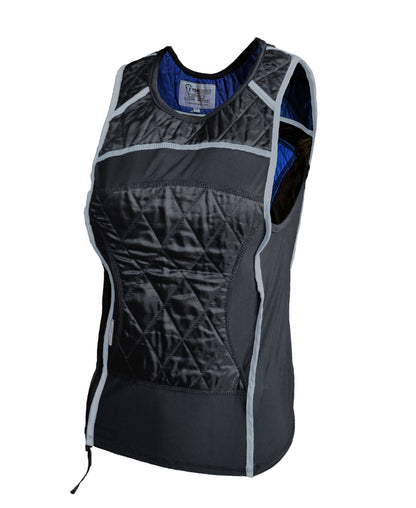 TechNiche® Evaporative Cooling KewlShirt Tanktop, Black/Silver